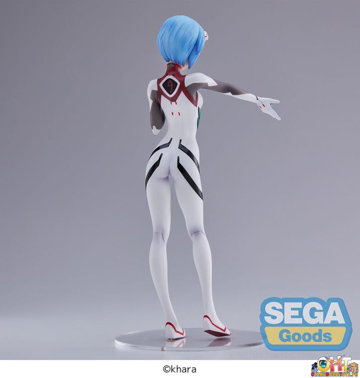 Sega Rebuild of Evangelion SPM Figure Rei Ayanami Hand Over/Momentary White Ver.
