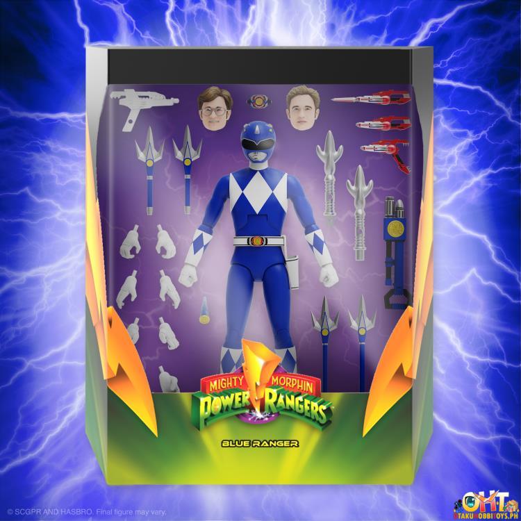 SUPER7 Mighty Morphin Power Rangers ULTIMATES! Wave 3 Blue Ranger
