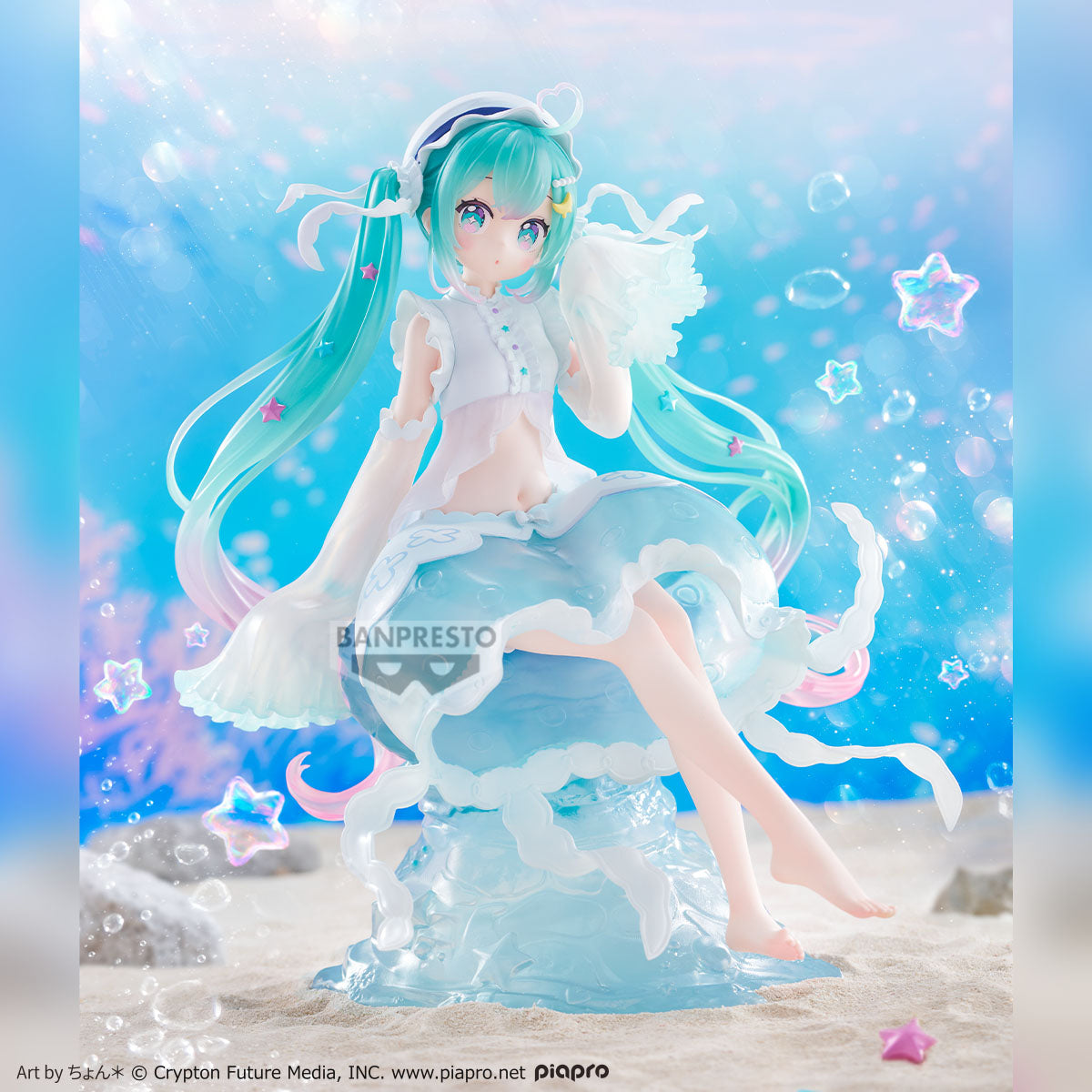 Banpresto Hatsune Miku Banpresto Evolve Clearluxe-jellyfish-figure