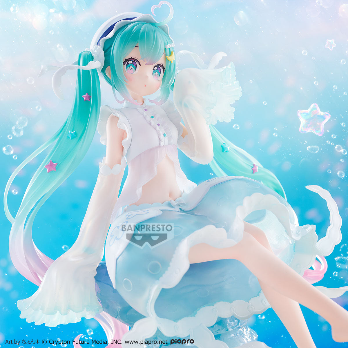 Banpresto Hatsune Miku Banpresto Evolve Clearluxe-jellyfish-figure