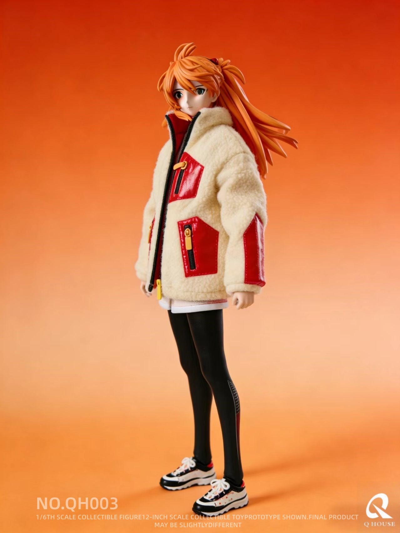 Q HOUSE 1/6 Evangelion Asuka Action Figure QH003
