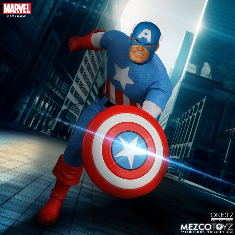 Mezco One:12 Collective Captain America – Silver Age Edition