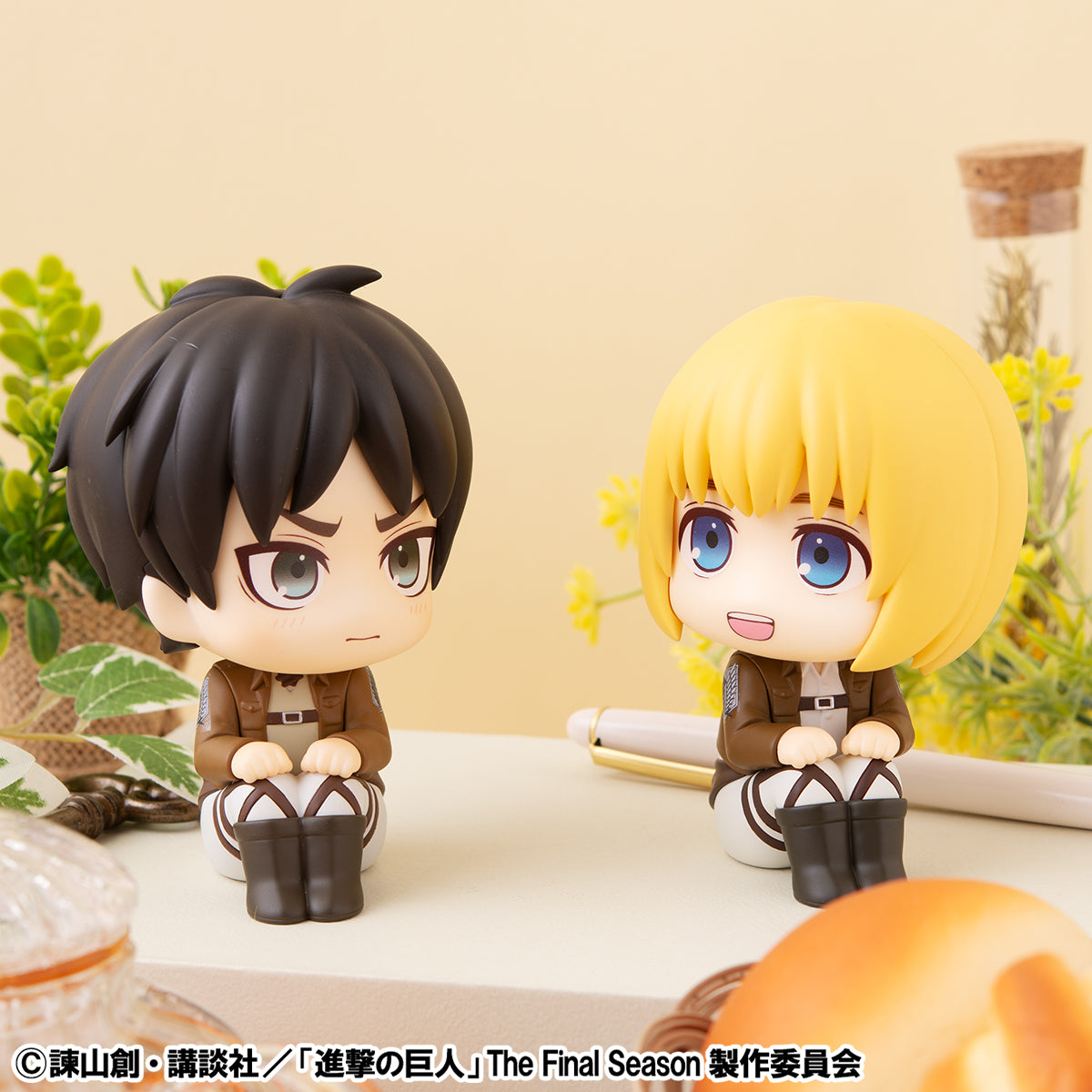 Megahouse Lookup Attack on Titan Armin Arlert & Ellen Jaeger Grumpy Ver. set [with gift]