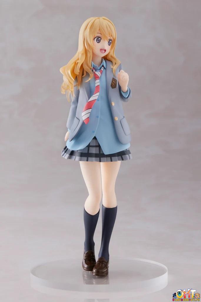 Taito Your Lie in April Coreful Figure Kaori Miyazono School Uniform Ver.