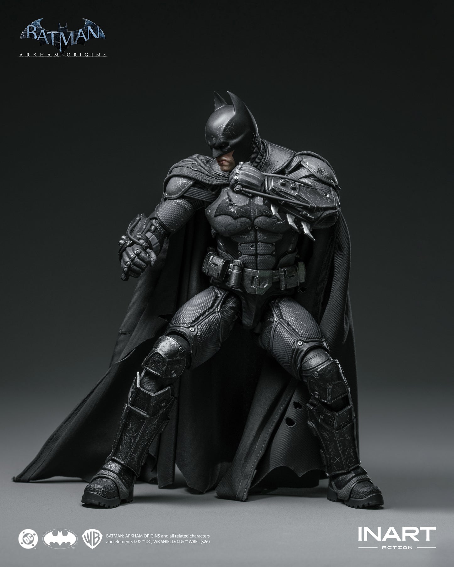 INART Action Batman: Arkham Origins Batman (Battle Damaged Version) Action Figure
