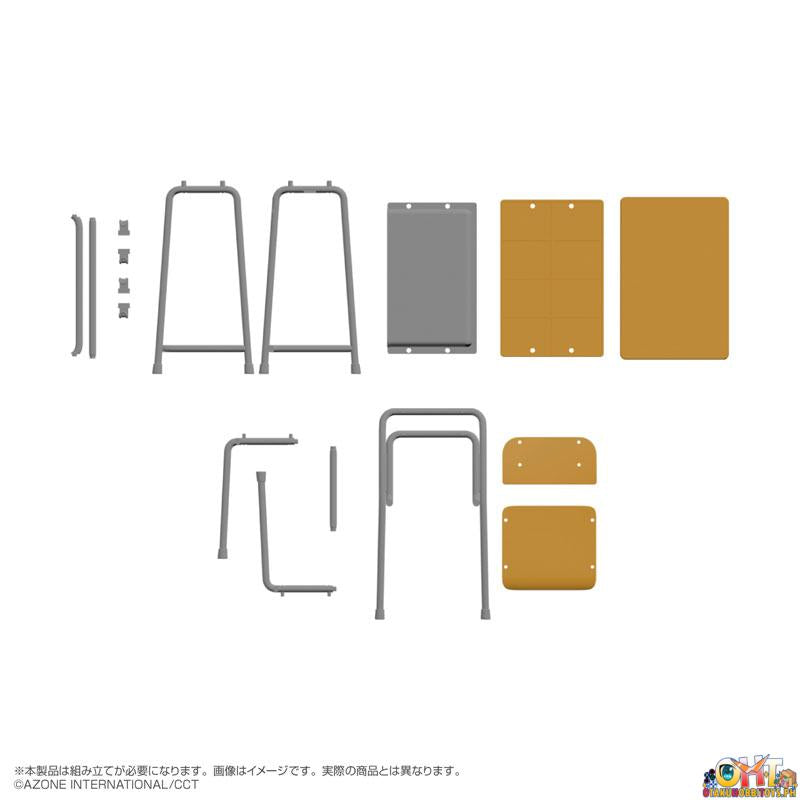 Azone AzoPla Series 1/6 School Desk and Chair Plastic Model Kit