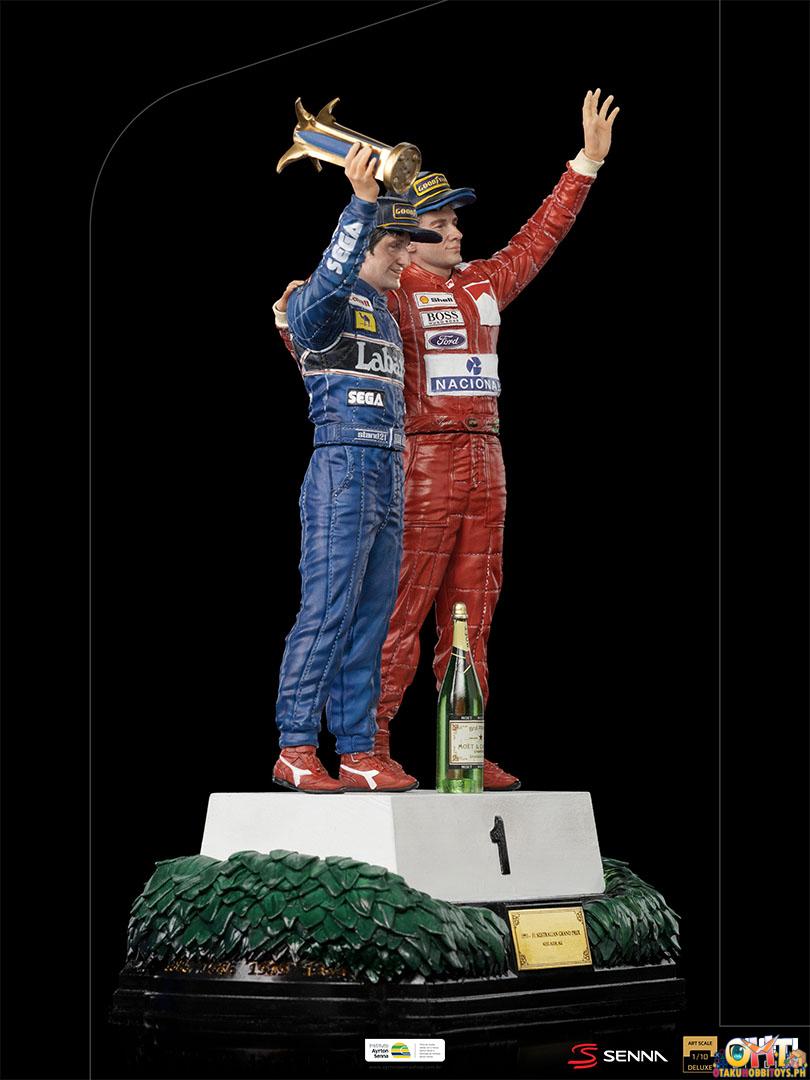 Iron Studios 1/10 Alain Prost and Ayrton Senna, The Last Podium Deluxe Art Scale