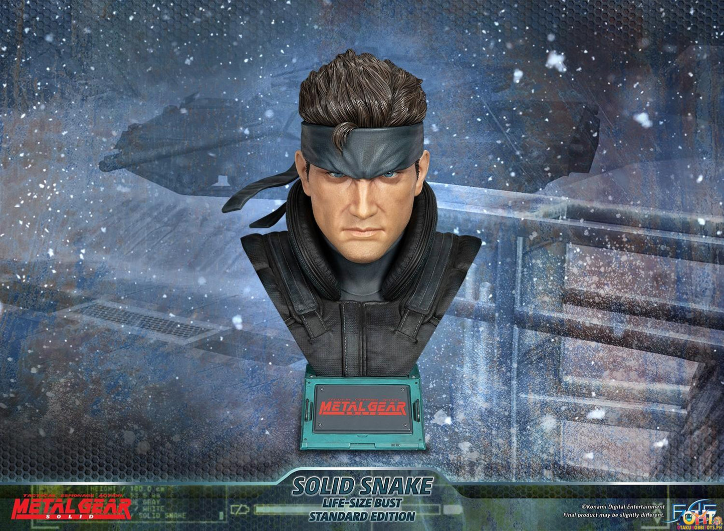 First4Figures Metal Gear Solid - Solid Snake Life-Size Bust [Standard Edition LSB]
