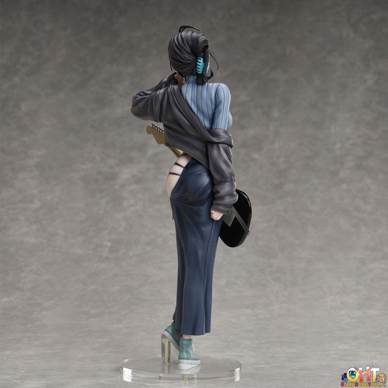 Union Creative hitomio16 Illustration Guitar Mei Mei Backless Dress