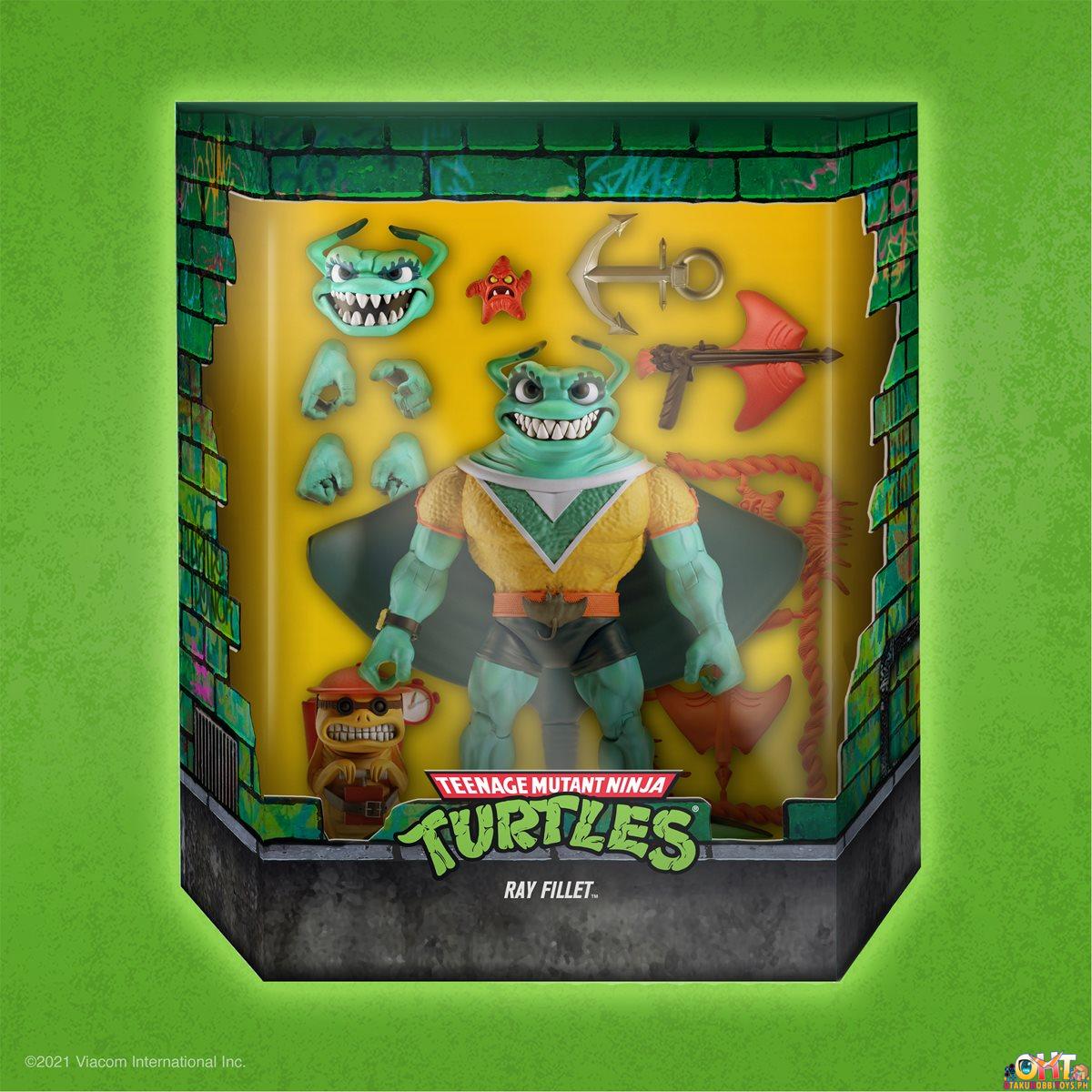 SUPER7 Teenage Mutant Ninja Turtles Ultimates Ray Fillet 7-Inch Action Figure