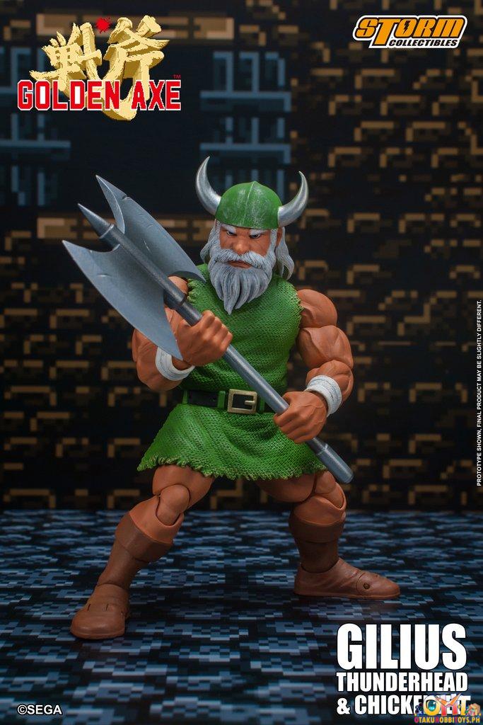 Storm Collectibles Gilius Thunderhead & Chicken Leg - GOLDEN AXE