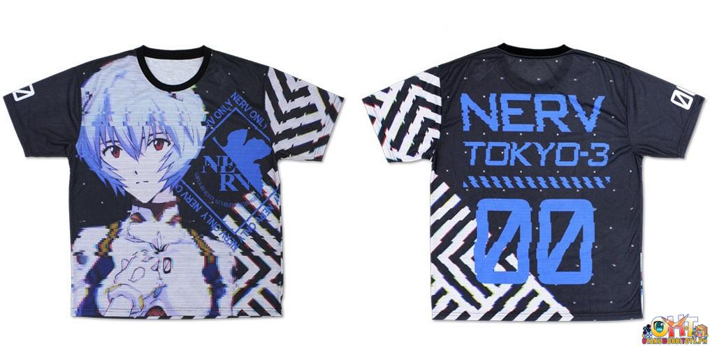 COSPA Evangelion Rei Ayanami Double-sided Full Graphic T-shirt MEDIUM