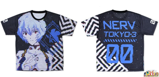 COSPA Evangelion Rei Ayanami Double-sided Full Graphic T-shirt LARGE