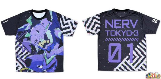 COSPA Evangelion - Evangelion Unit-01 Double-sided Full Graphic T-shirt MEDIUM