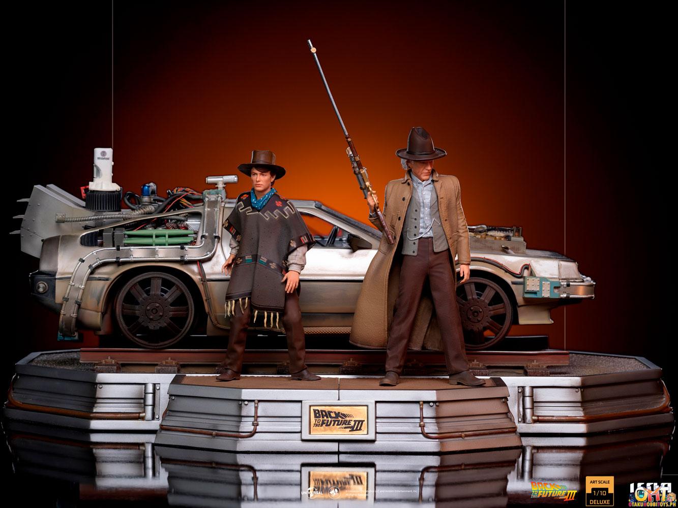 Iron Studios Back to the Future Part III 1/10 DeLorean III Art Scale Full Set