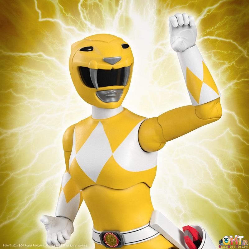 SUPER7 Mighty Morphin Power Rangers ULTIMATES! Wave 1 Yellow Ranger 7-Inch Scale Action Figure