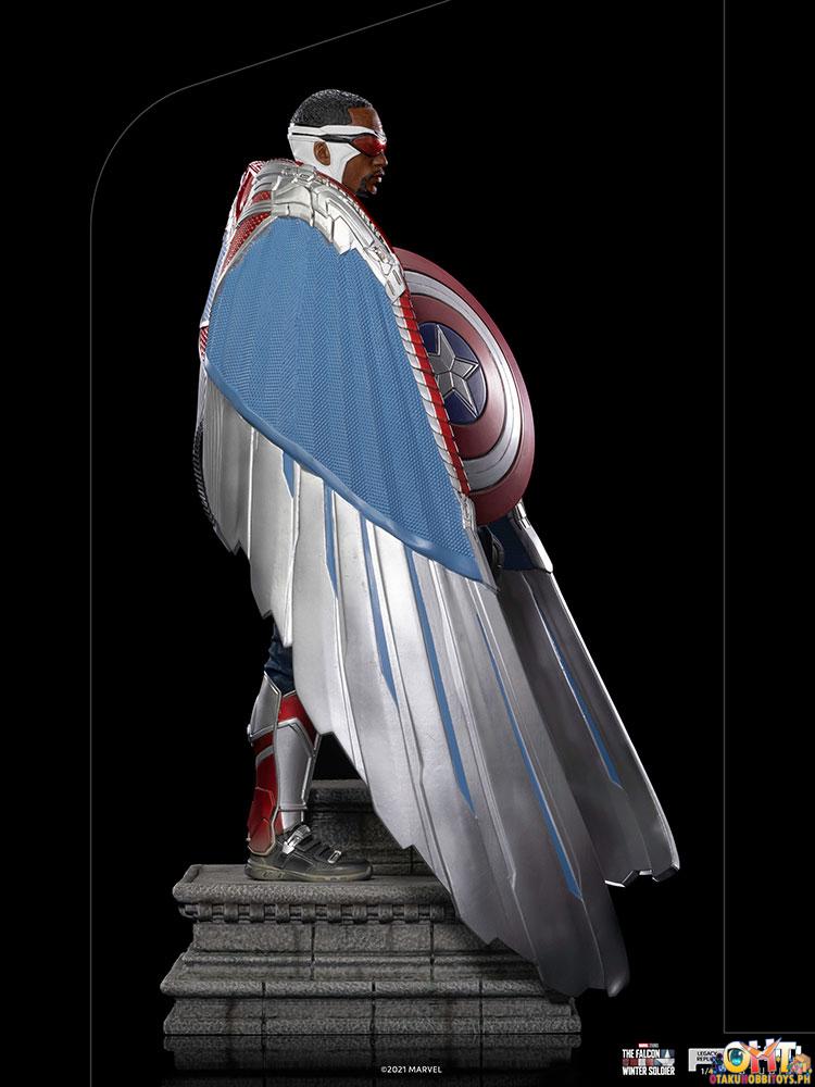 Iron Studios Falcon and the Winter Soldier 1/4 Captain America Sam Wilson (Closed Wings Version) Legacy Replica