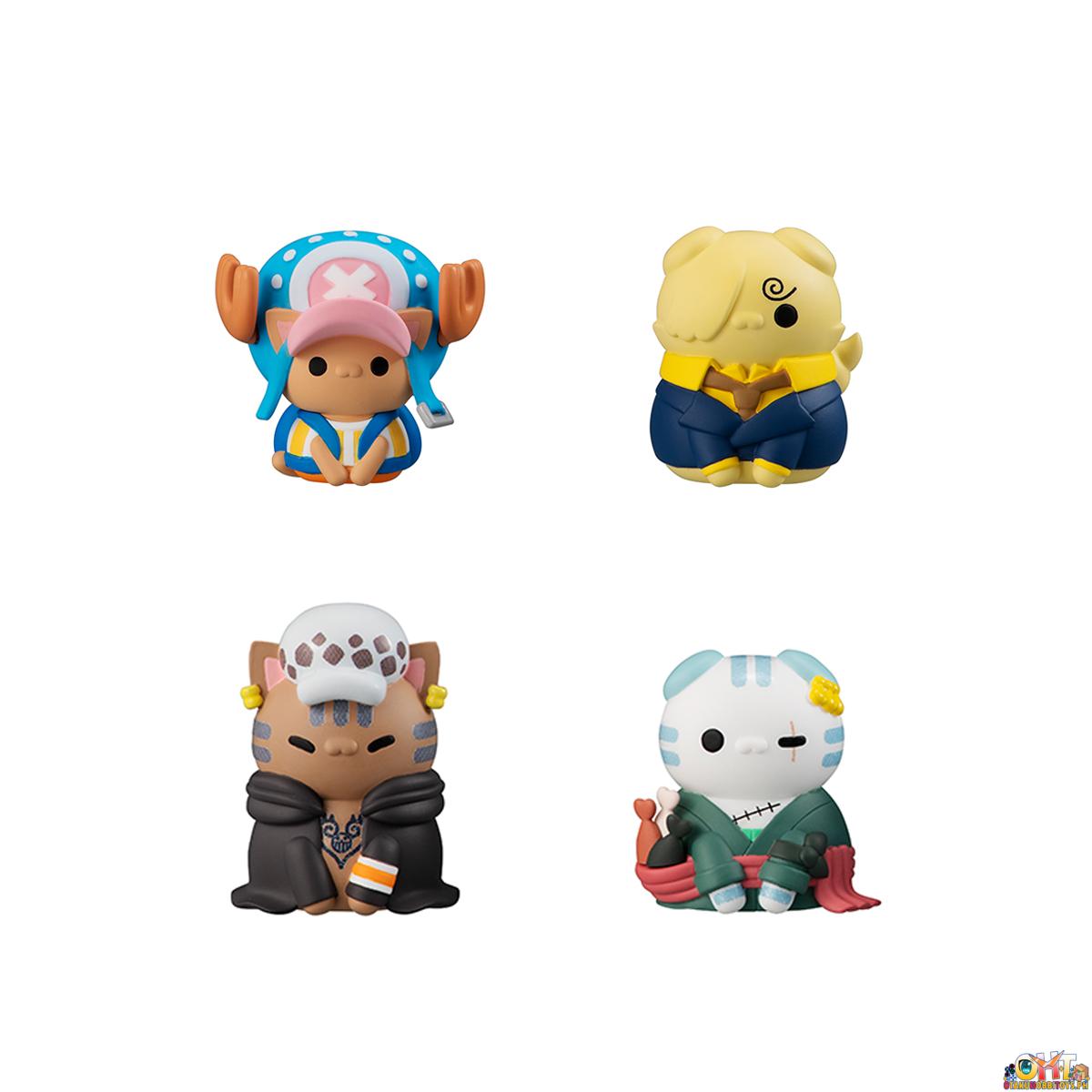 Megahouse MEGA CAT PROJECT One Piece Nyan Piece Meow! I'll Become the Pirate King, Meow! (set of 8)【with gift】