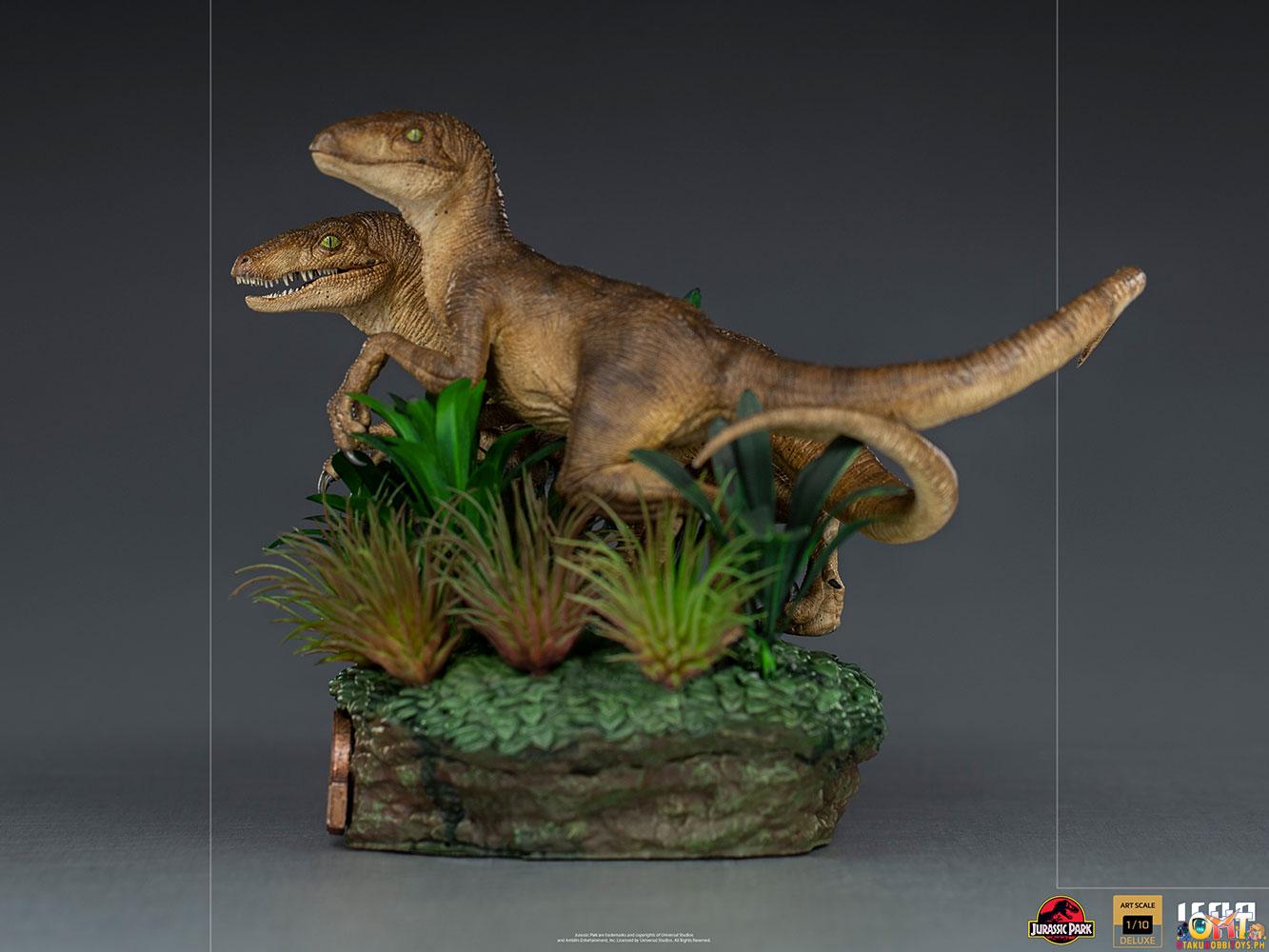 Iron Studios 1/10 Just The Two Raptors Deluxe Art Scale - Jurassic Park