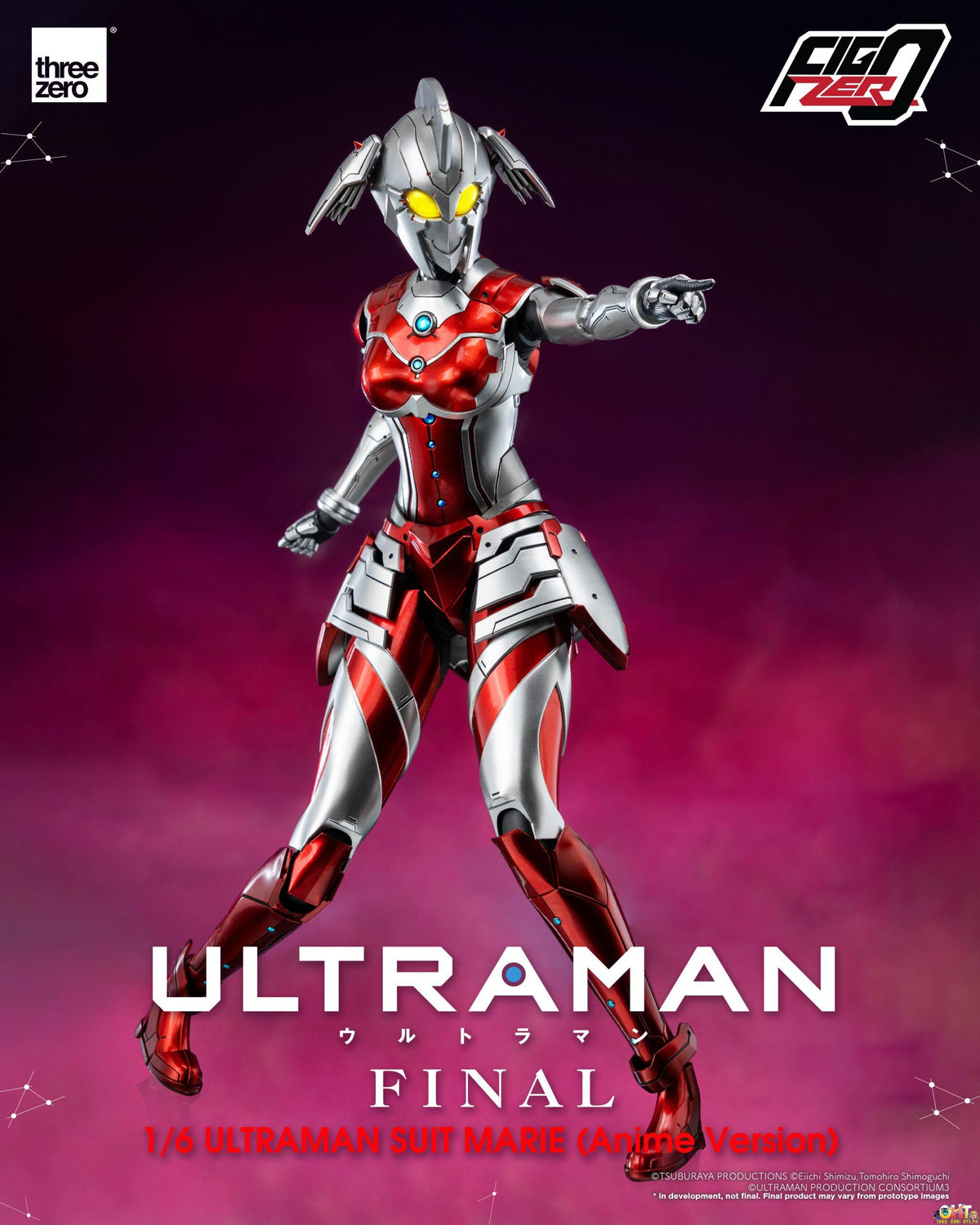 Threezero ULTRAMAN FINAL Season FigZero 1/6 ULTRAMAN SUIT MARIE (Anime Version)