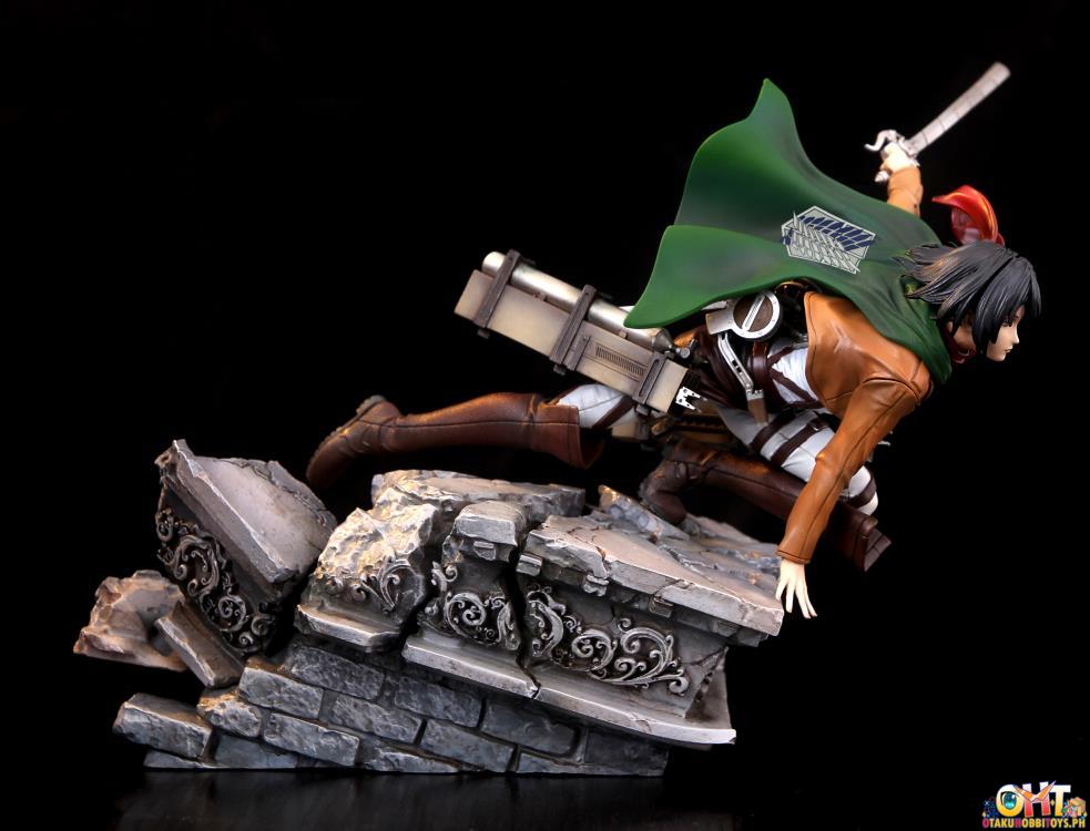 Kinetiquettes Attack on Titan 1/10 Mikasa Ackerman Scale Diorama