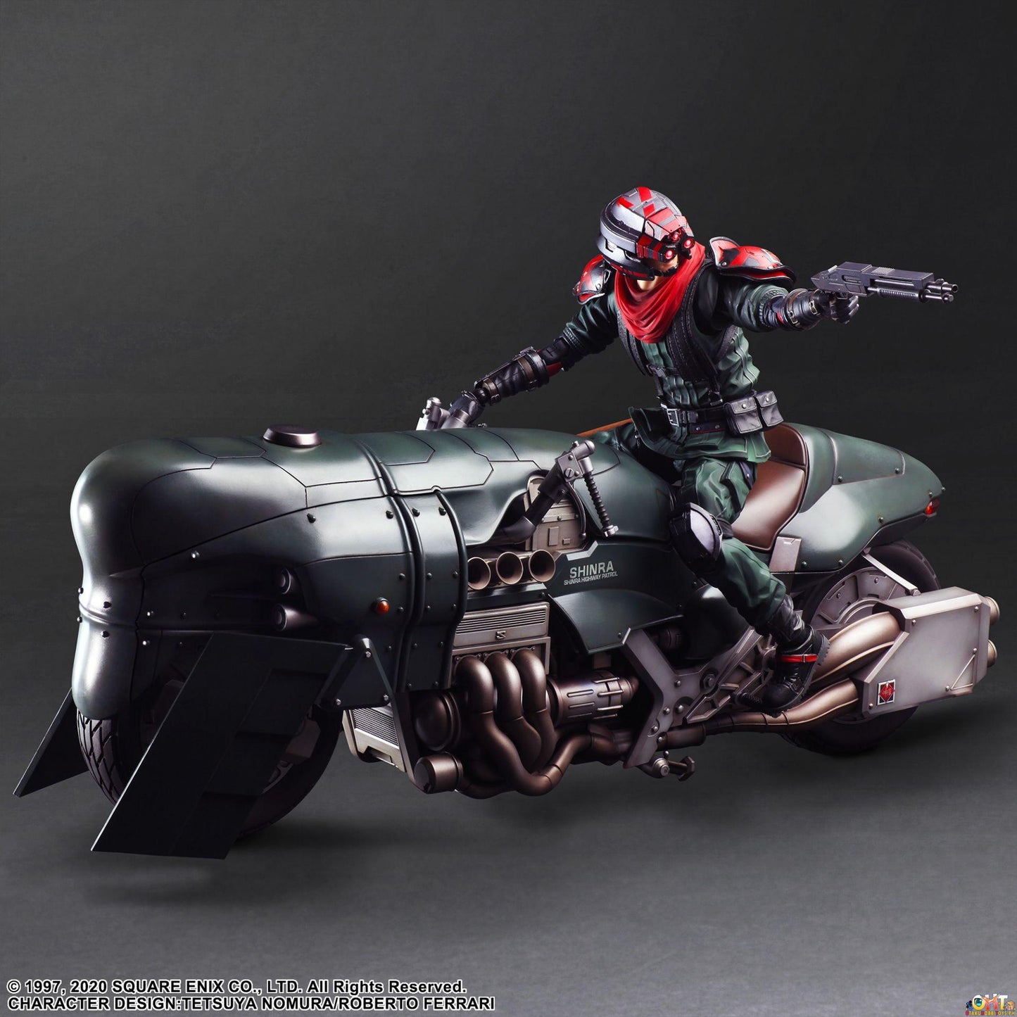 Play Arts Kai Action Figure Final Fantasy® VII Remake Shinra Elite Security Officer & Motorcycle SET