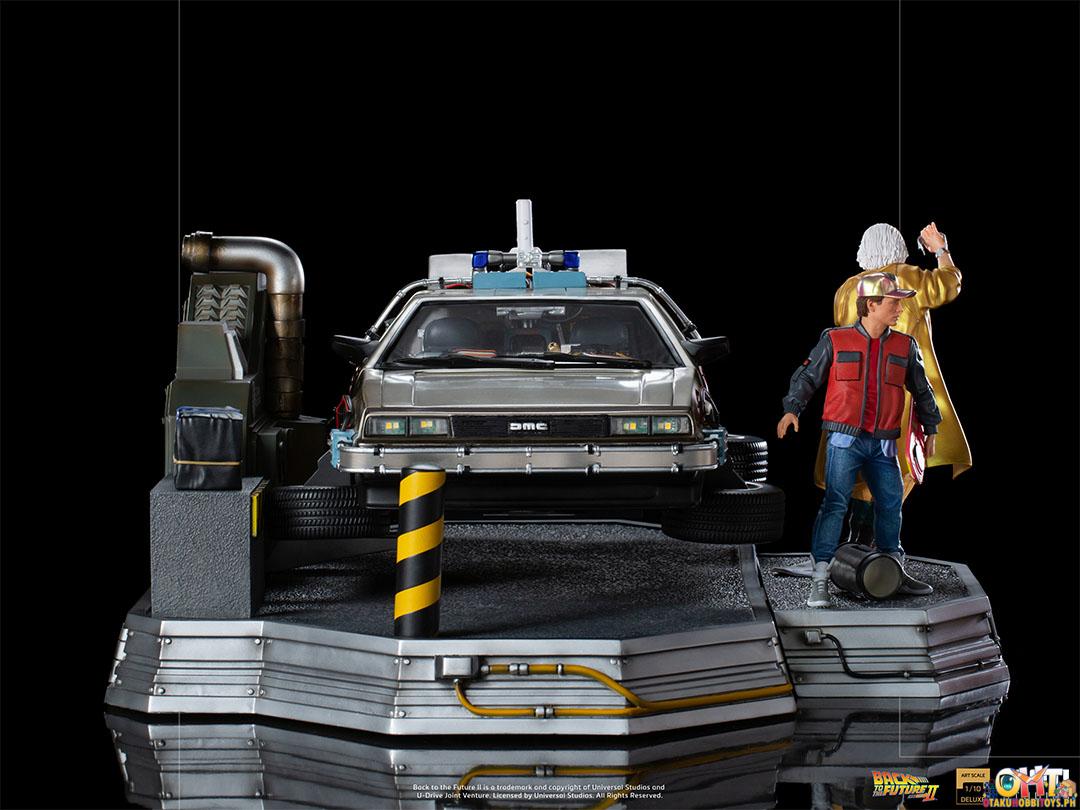 Iron Studios Back to the Future Part II 1/10 DeLorean Full Set Deluxe - Art Scale