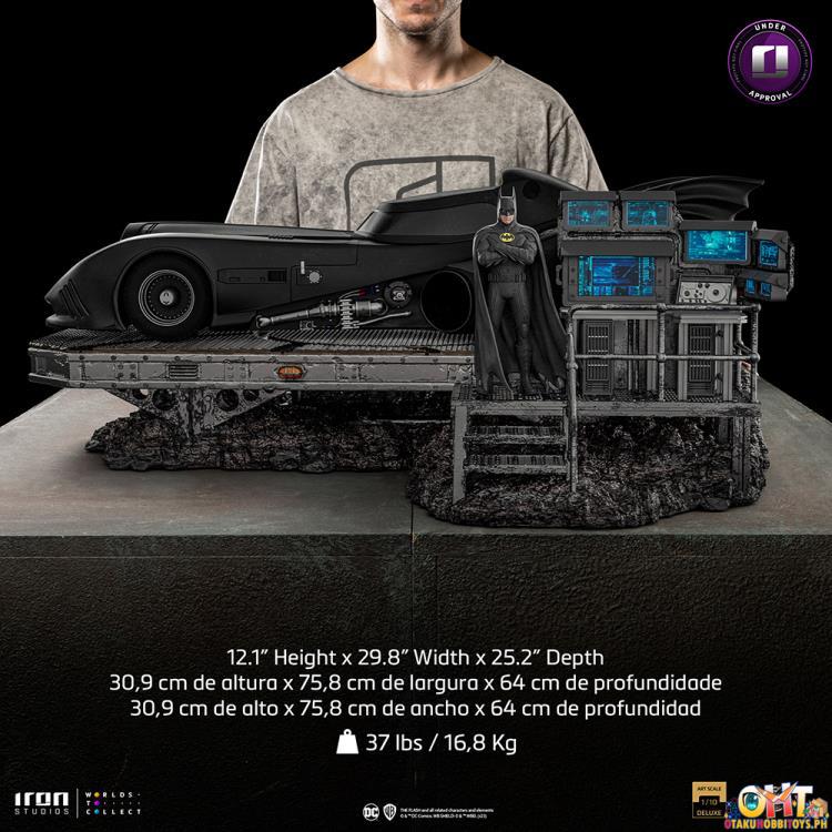Iron Studios The Flash (2023) 1/10 Batmobile Deluxe Art Scale