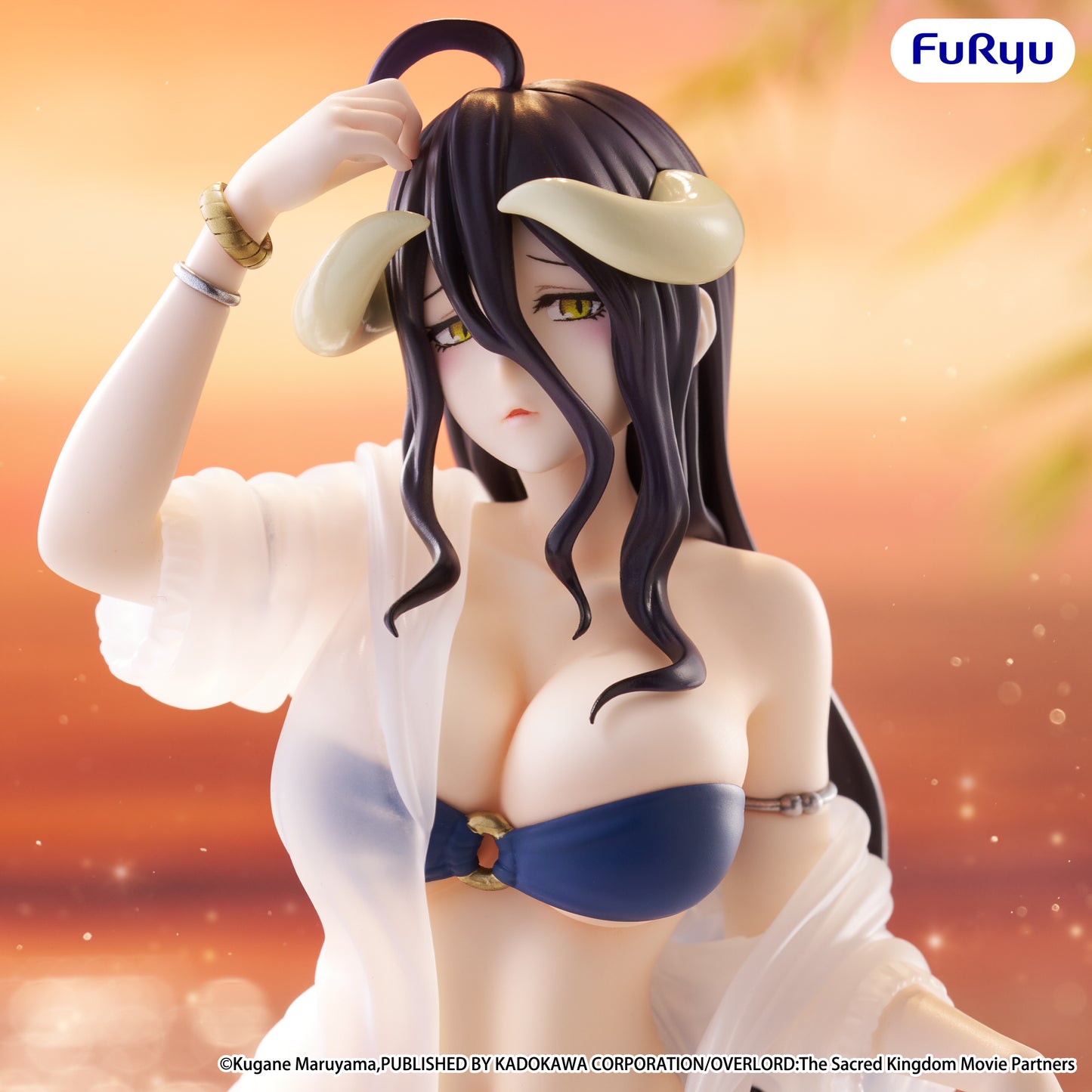 FuRyu OVERLORD Muchute Figure -Albedo aqua ver.-
