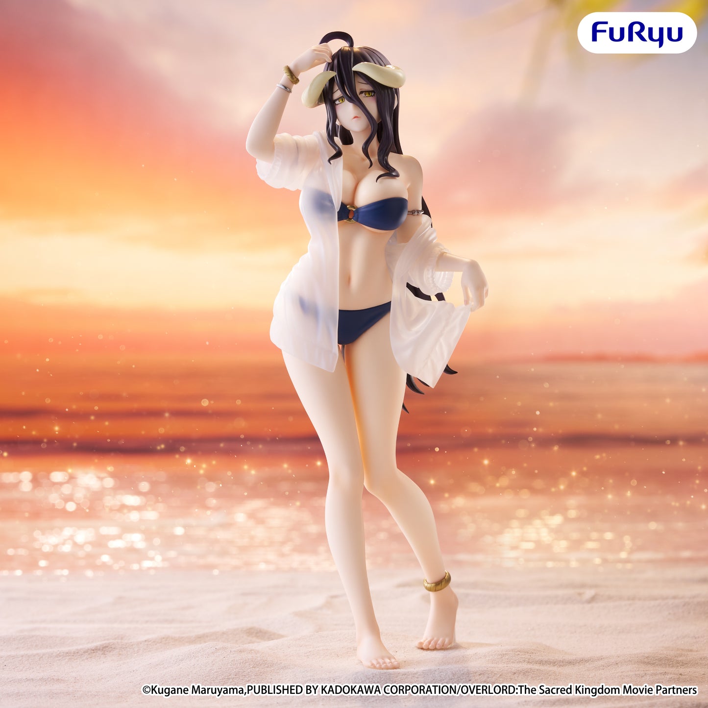 FuRyu OVERLORD Muchute Figure -Albedo aqua ver.-
