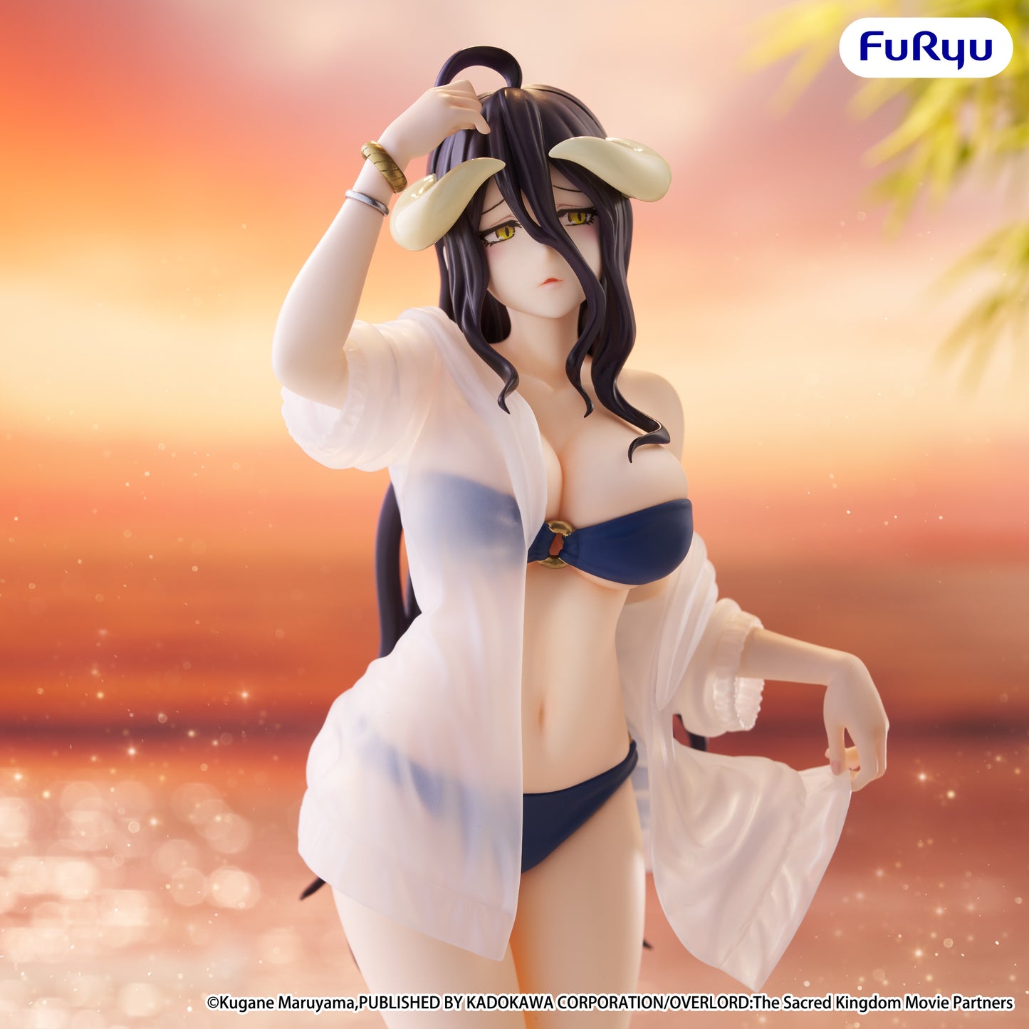FuRyu OVERLORD Muchute Figure -Albedo aqua ver.-