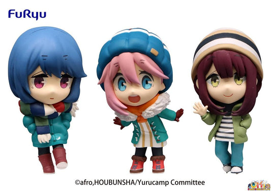 Furyu Laid-Back Camp Season 2 Chobirume Figure Set 1 (Set of 3)
