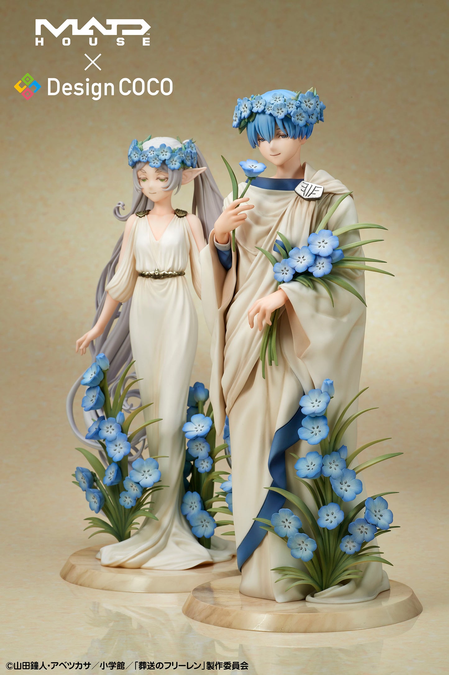 madhouse x DesignCOCO 1/7 Frieren: Beyond Journey's End Frieren & Himmel - Art Nouveau Style (Set)
