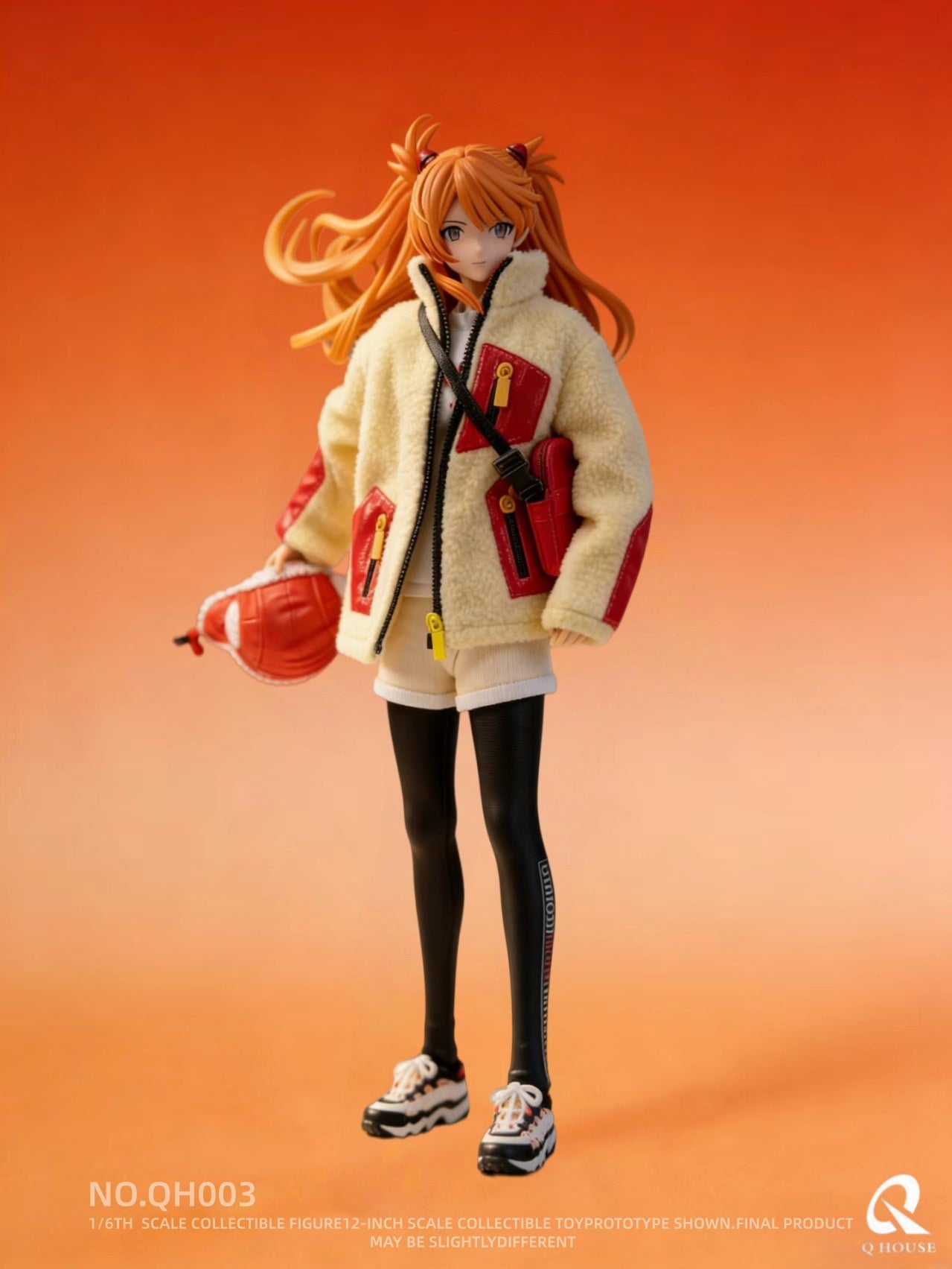 Q HOUSE 1/6 Evangelion Asuka Action Figure QH003