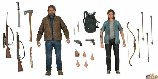 NECA The Last of Us 2  - 7" Scale Action Figure - Ultimate 2-Pack Joel & Ellie