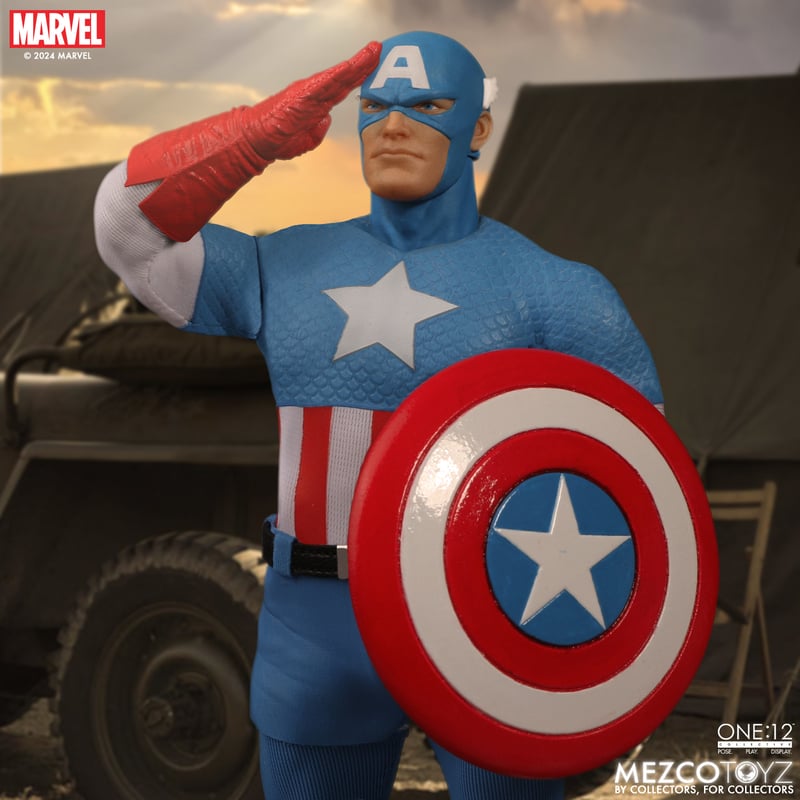 Mezco One:12 Collective Captain America – Silver Age Edition