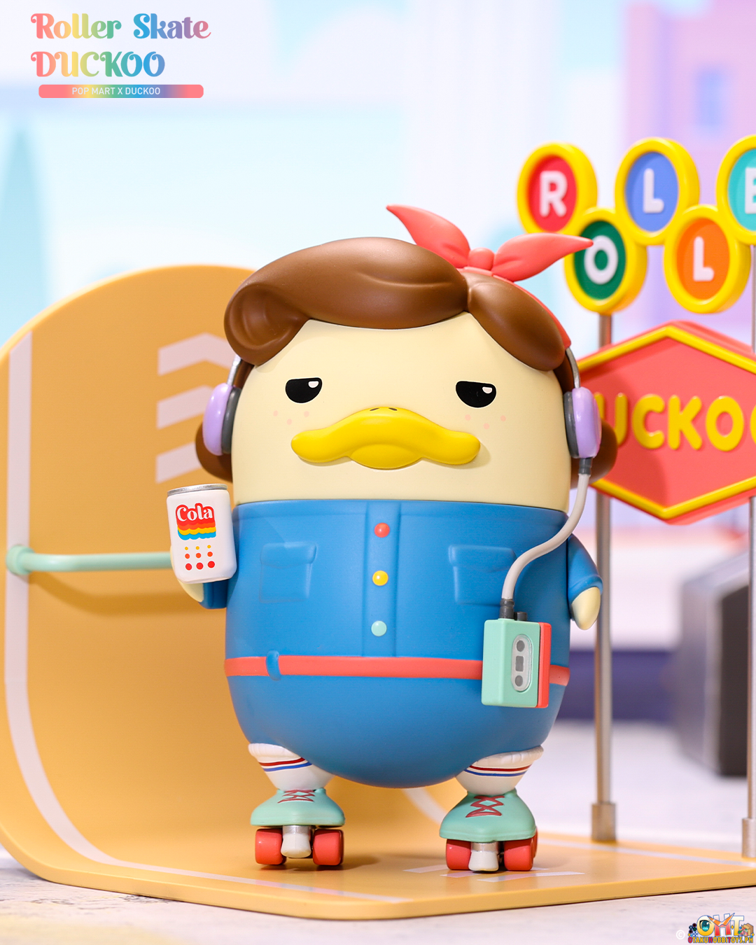 POP MART DUCKOO Roller Skate Figurine