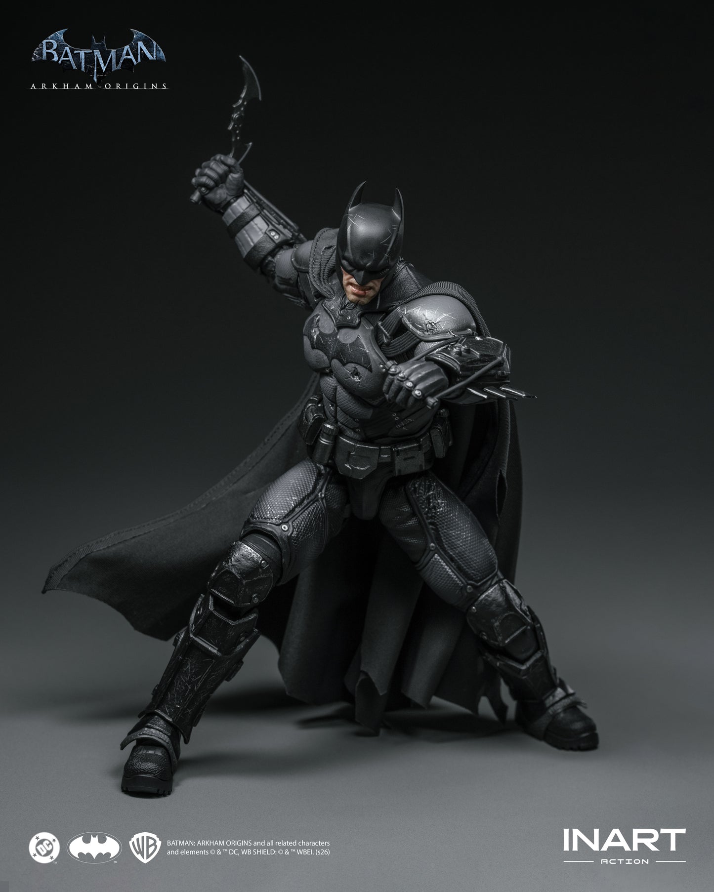 INART Action Batman: Arkham Origins Batman (Battle Damaged Version) Action Figure