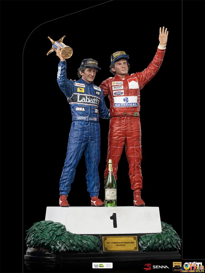 Iron Studios 1/10 Alain Prost and Ayrton Senna, The Last Podium Deluxe Art Scale