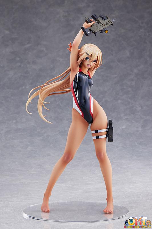 Amakuni ARMS NOTE 1/7 Kouhai-chan of the Swimming Club Red Line Swimsuit Ver.