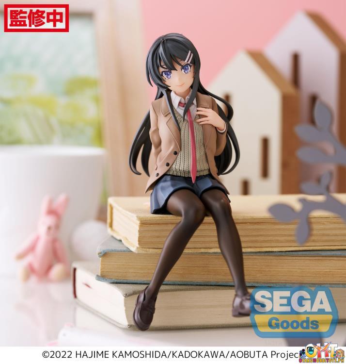 Sega Rascal Does Not Dream of a Knapsack Kid PM Perching Figure Mai Sakurajima