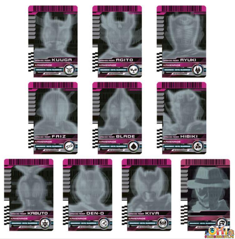 Bandai Kamen Rider Decade Complete Selection Modification RIDER CARD SET EXTRA