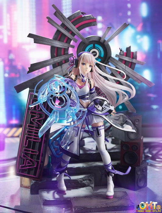 eStream Shibuya Scramble Figure 1/7 Emilia Neon City Ver. - Re:ZERO -Starting Life in Another World-