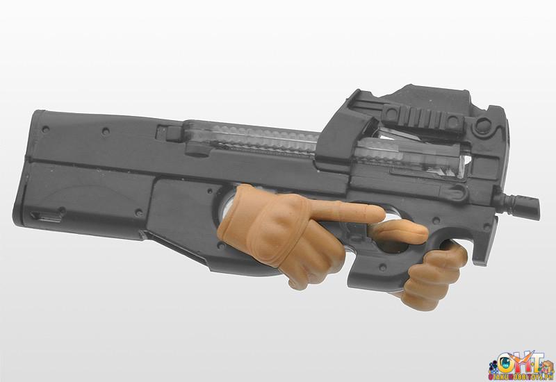 TOMYTEC Little Armory LAOP06: figma Tactical Gloves 2 - Handgun Set (Tan)