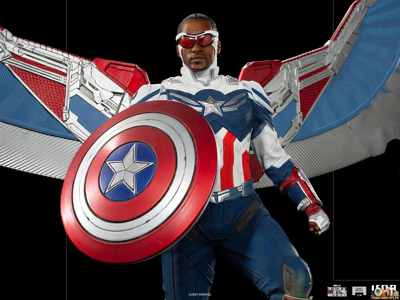 Iron Studios Falcon and the Winter Soldier 1/4 Captain America Sam Wilson (Open Wings Version) Legacy Replica