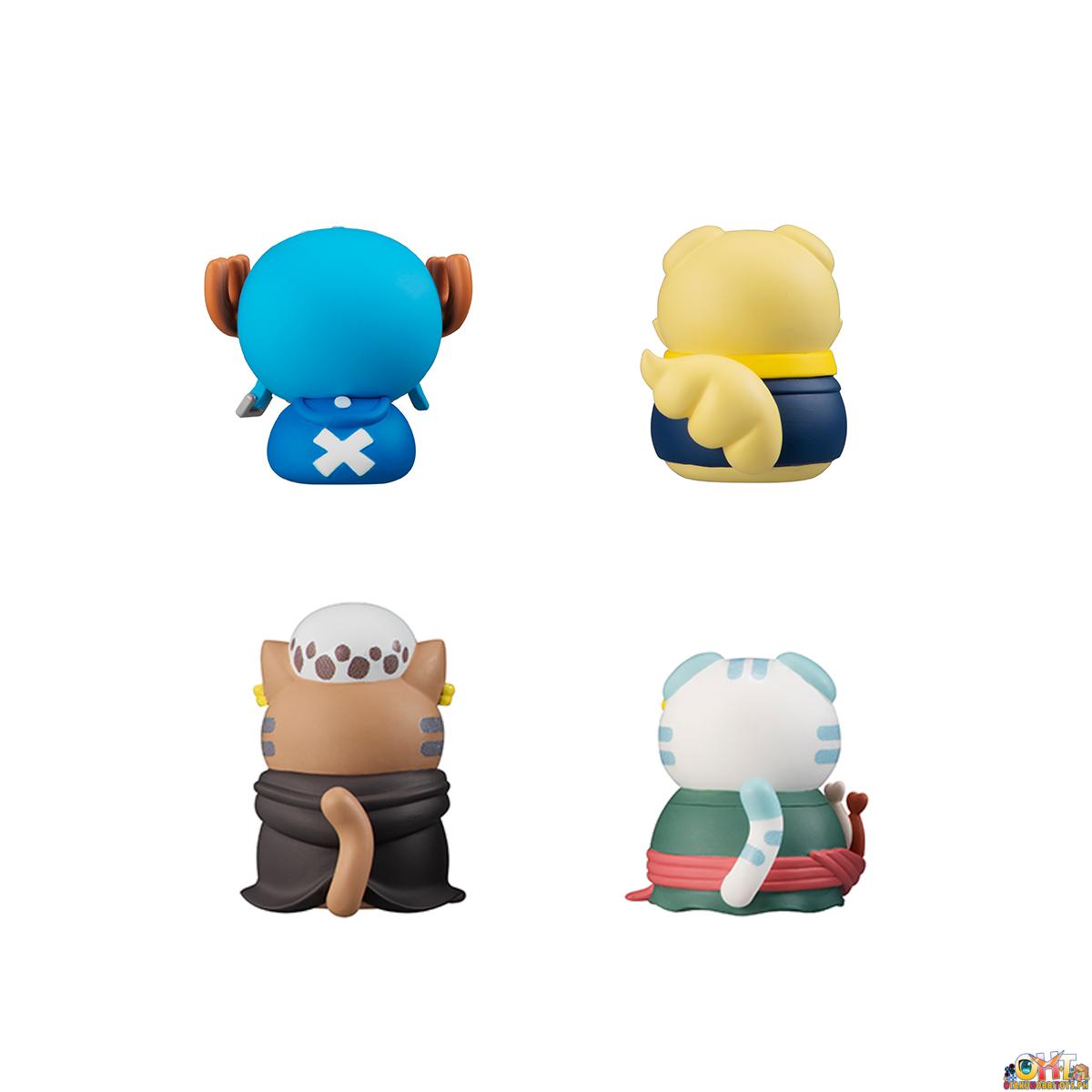 Megahouse MEGA CAT PROJECT One Piece Nyan Piece Meow! I'll Become the Pirate King, Meow! (set of 8)【with gift】