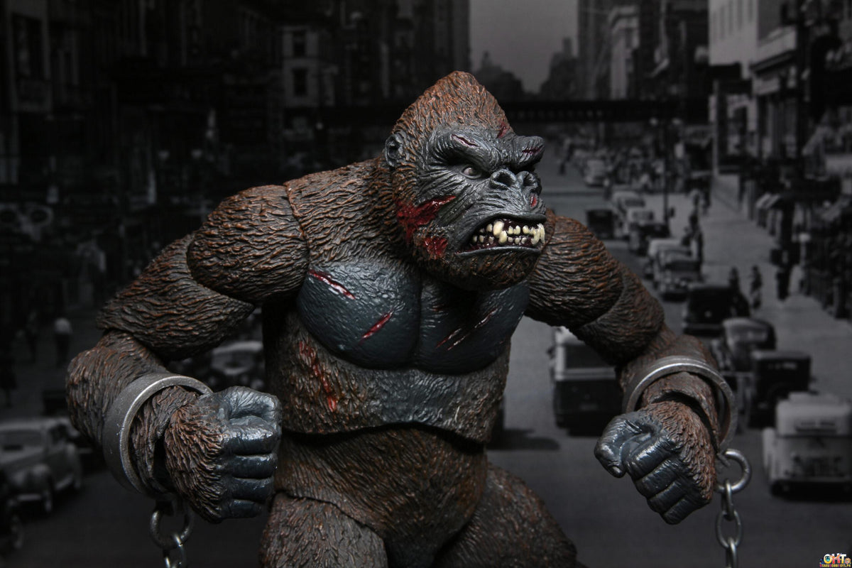 NECA 7” Scale Action Figure Ultimate King Kong - King Kong (Concrete Jungle)