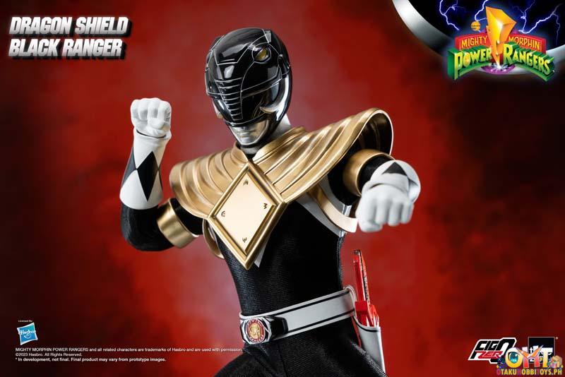 Threezero Mighty Morphin Power Rangers FigZero 1/6 Dragon Shield Black Ranger (US Ver.)