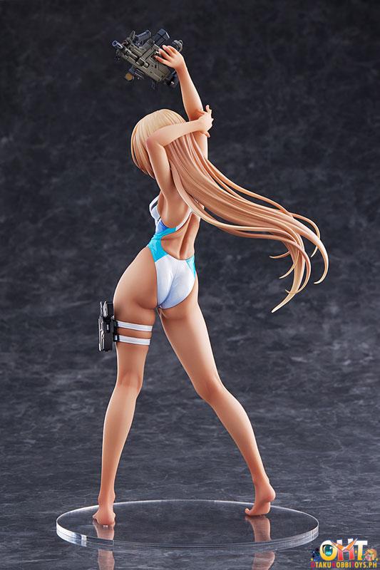 Amakuni ARMS NOTE 1/7 Kouhai-chan of the Swimming Club Blue Line Swimsuit Ver.