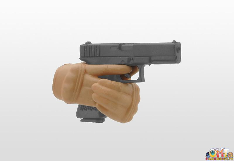 TOMYTEC Little Armory LAOP06: figma Tactical Gloves 2 - Handgun Set (Tan)